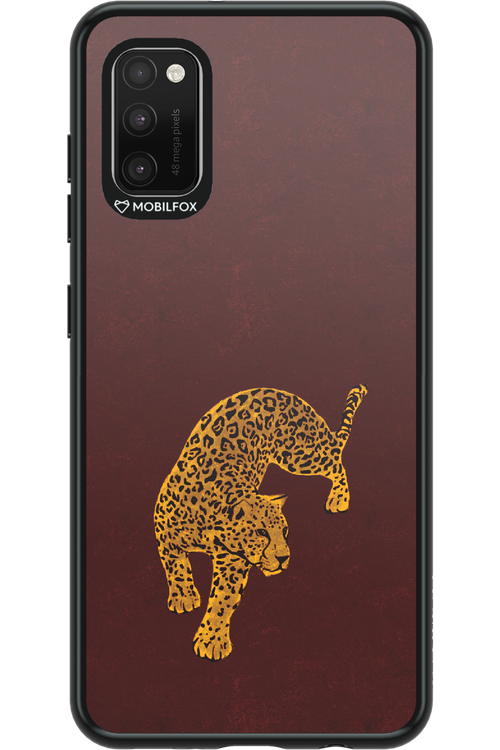 Burgundy Leopard - Samsung Galaxy A41
