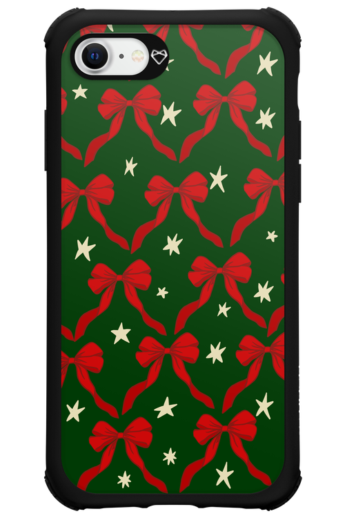 Bow & Stars (Green) - Apple iPhone 8