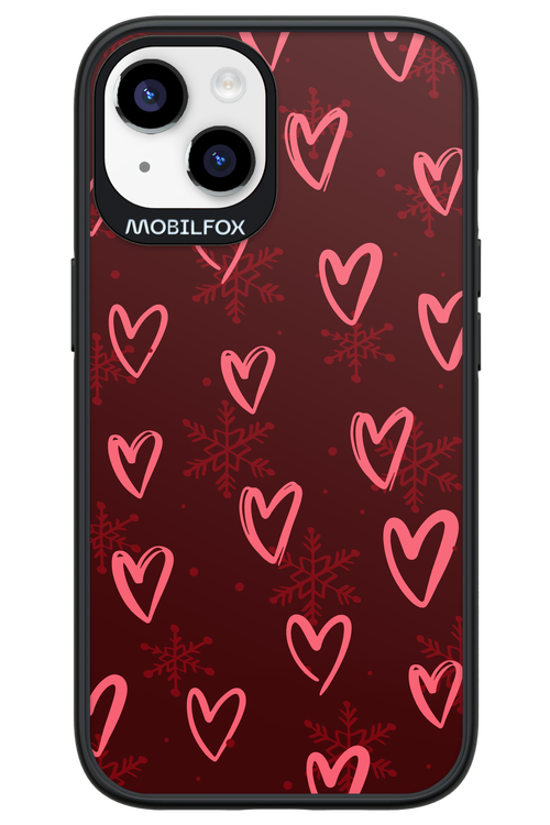 Christmas Hearts - Apple iPhone 14