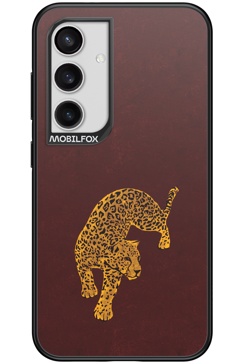 Burgundy Leopard - Samsung Galaxy S24