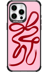 Burgundy Bow - Apple iPhone 15 Pro Max