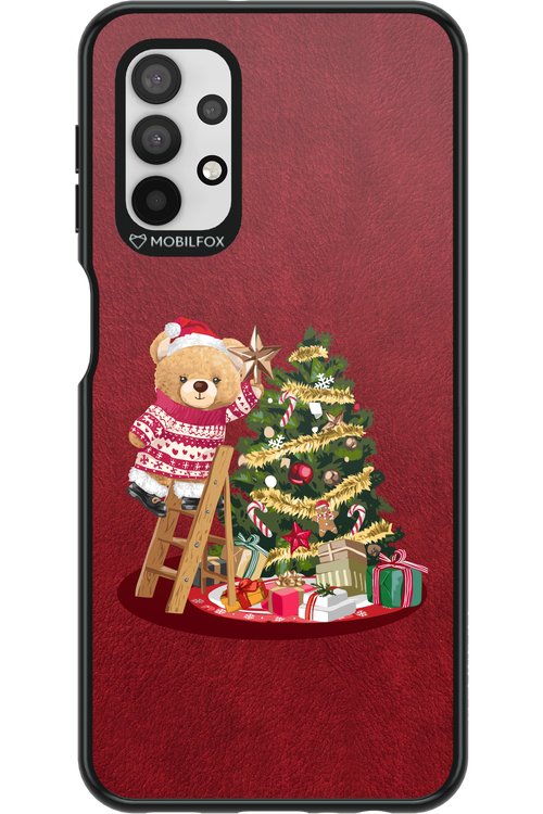 Christmas Bear (Burgundy) - Samsung Galaxy A32 5G