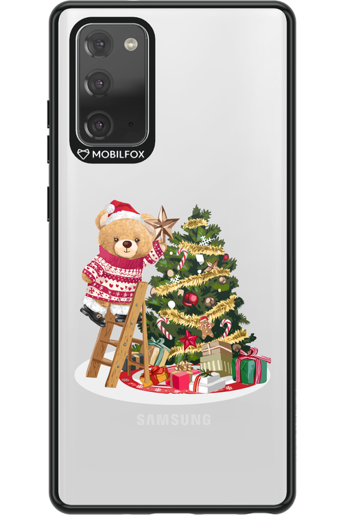 Christmas Bear (Transparent) - Samsung Galaxy Note 20