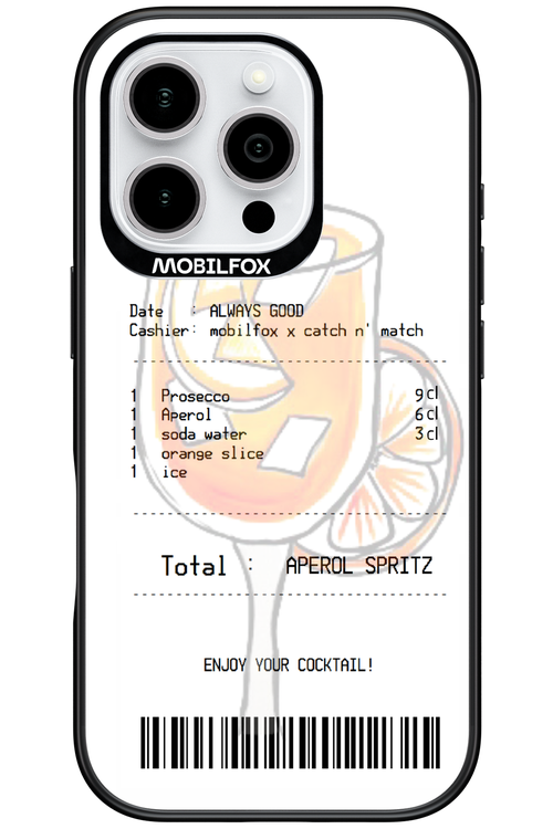 aperol spritz cocktail - Apple iPhone 16 Pro
