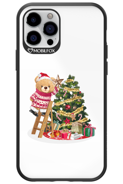 Christmas Bear (Transparent) - Apple iPhone 12 Pro