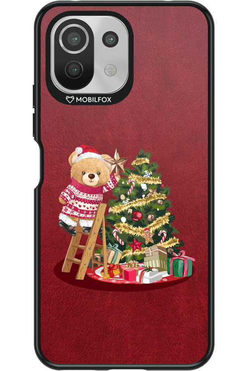 Christmas Bear (Burgundy) - Xiaomi Mi 11 Lite (2021)