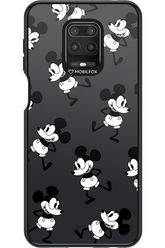 Iconic Mouse (antracite pattern) - Xiaomi Redmi Note 9 Pro