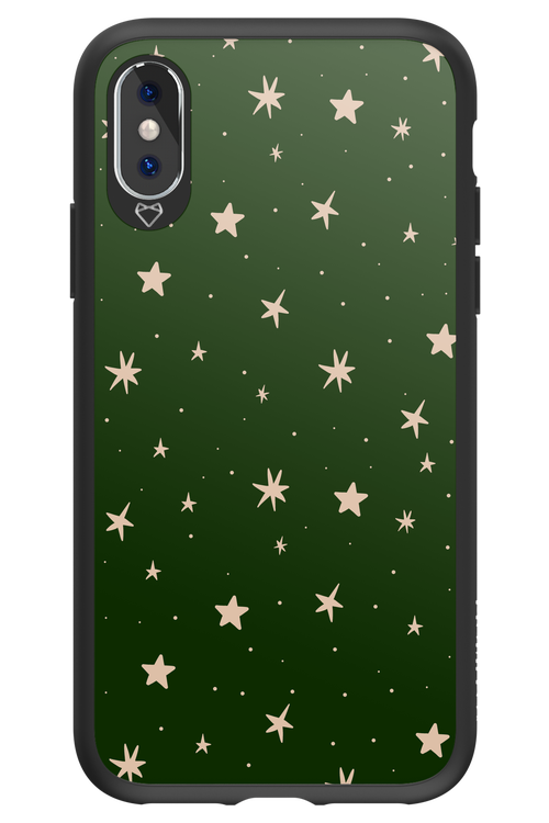 Forest Green Stars - Apple iPhone X