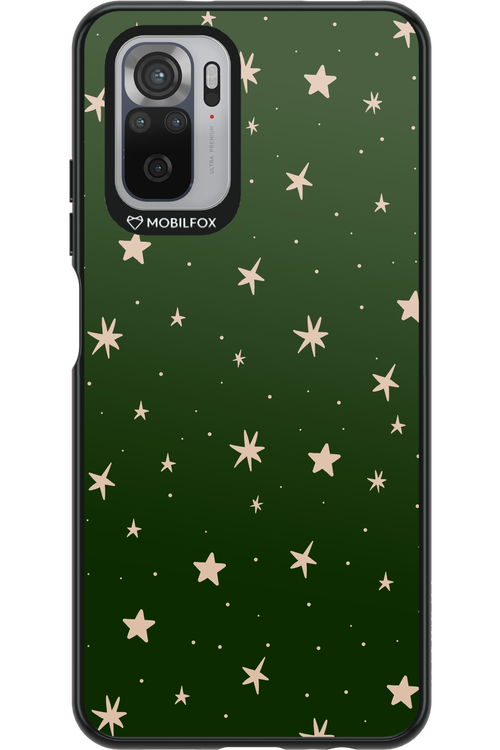 Forest Green Stars - Xiaomi Redmi Note 10