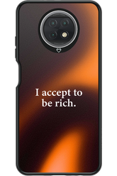 I accept to be rich - Xiaomi Redmi Note 9T 5G