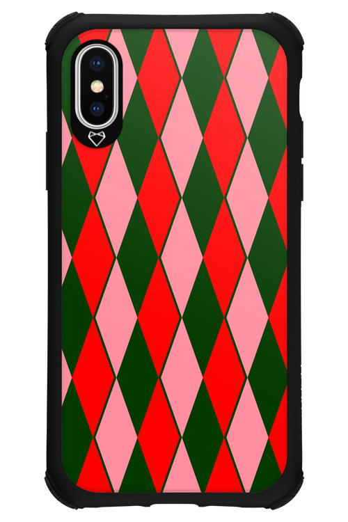 Retro Christmas - Apple iPhone X