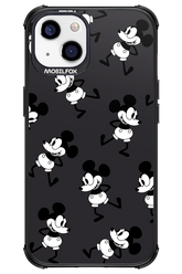 Iconic Mouse (antracite pattern) - Apple iPhone 13