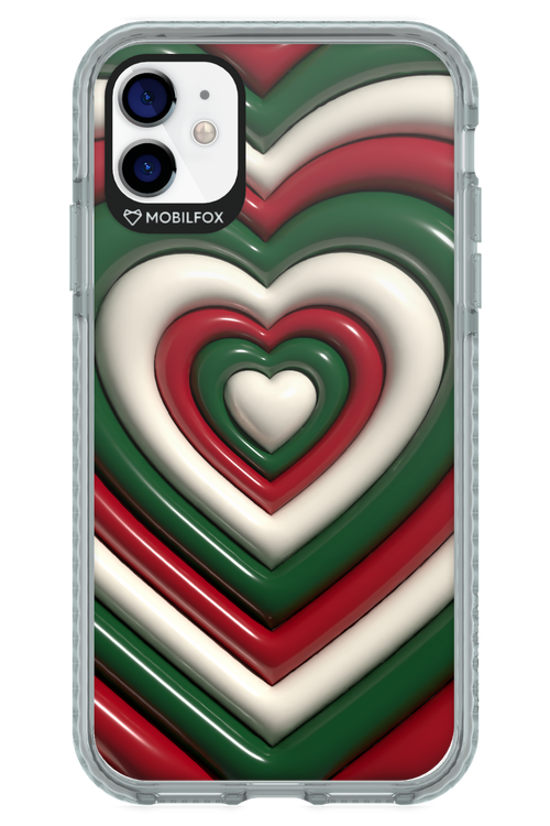 XMAS Hearts - Apple iPhone 11