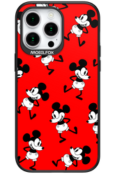Iconic Mouse (red pattern) - Apple iPhone 15 Pro Max