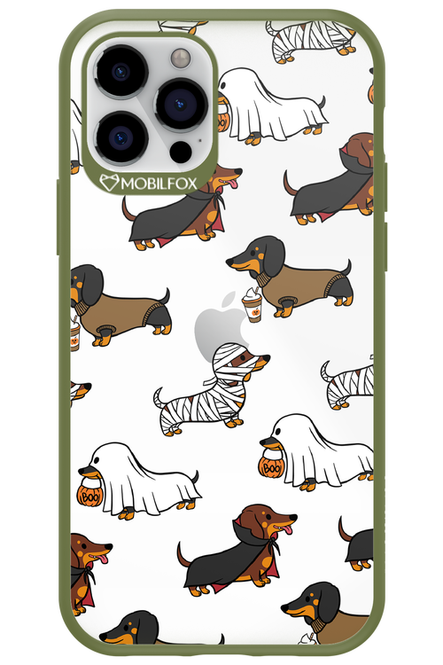 Scary Dachshund (Transparent) - Apple iPhone 12 Pro