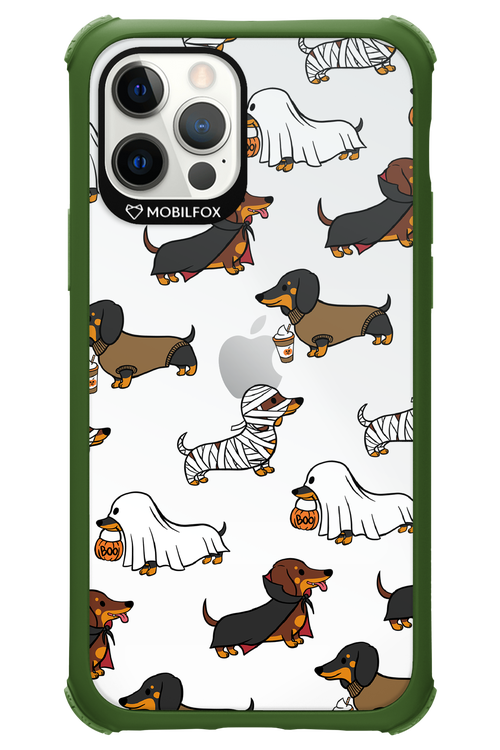 Scary Dachshund (Transparent) - Apple iPhone 12 Pro