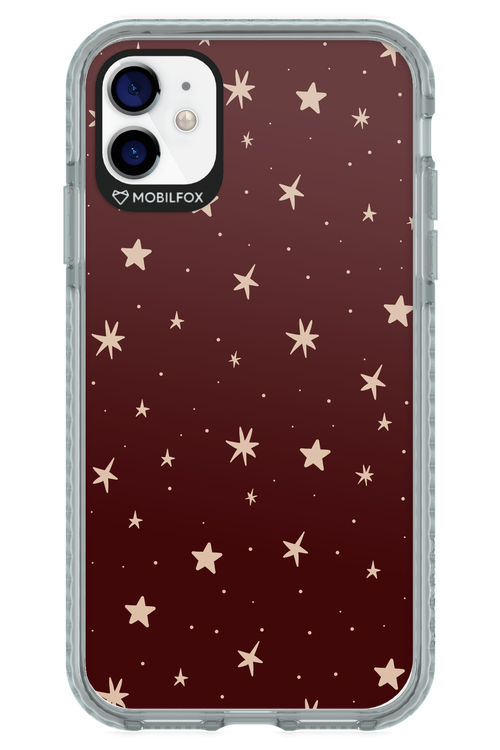 Burgundy Stars - Apple iPhone 11