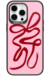 Burgundy Bow - Apple iPhone 15 Pro Max