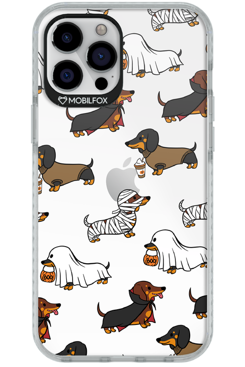 Scary Dachshund (Transparent) - Apple iPhone 12 Pro Max