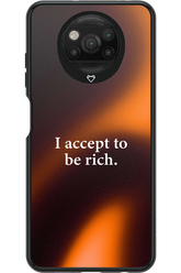 I accept to be rich - Xiaomi Poco X3 NFC