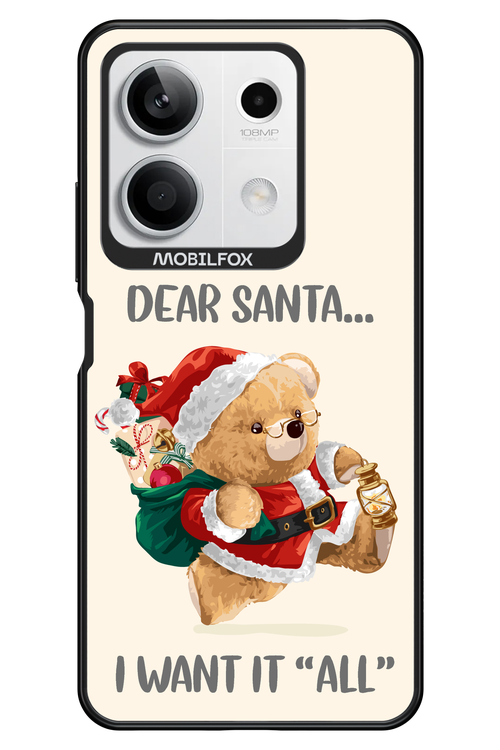 Dear Santa i want it all - Xiaomi Redmi Note 13 5G