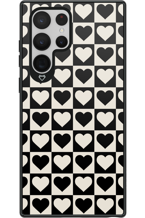 Checkered Heart - Samsung Galaxy S22 Ultra