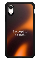 I accept to be rich - Apple iPhone XR