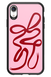Burgundy Bow - Apple iPhone XR