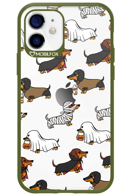 Scary Dachshund (Transparent) - Apple iPhone 12