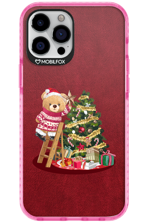 Christmas Bear (Burgundy) - Apple iPhone 12 Pro Max
