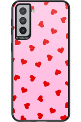 Sprinkle Heart Pink - Samsung Galaxy S21+