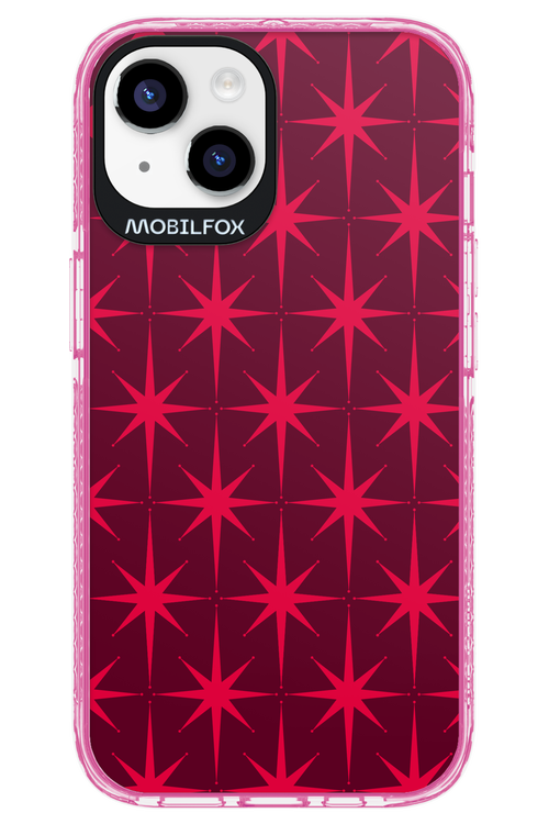Burgundy Starss - Apple iPhone 14