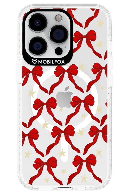 Bow & Stars (Transparent) - Apple iPhone 13 Pro