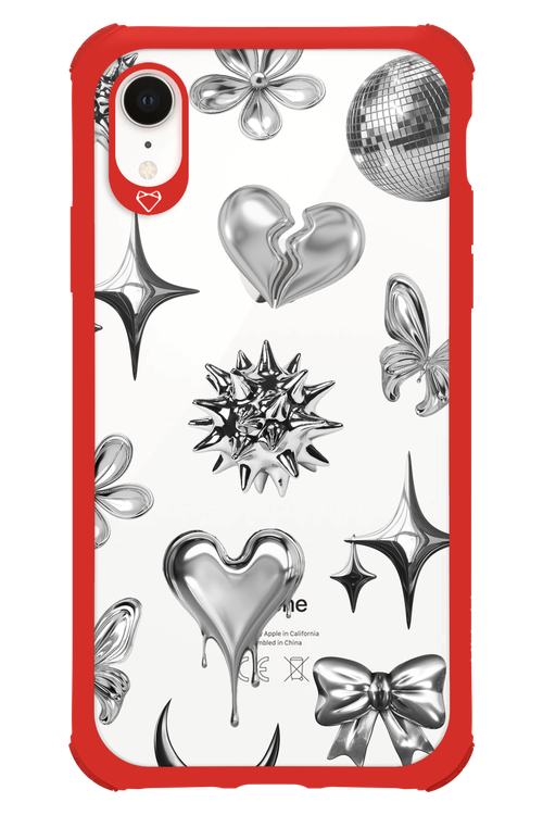 Silver Zone Transparent - Apple iPhone XR
