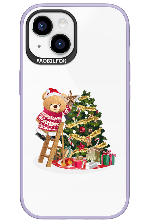 Christmas Bear (Transparent) - Apple iPhone 15