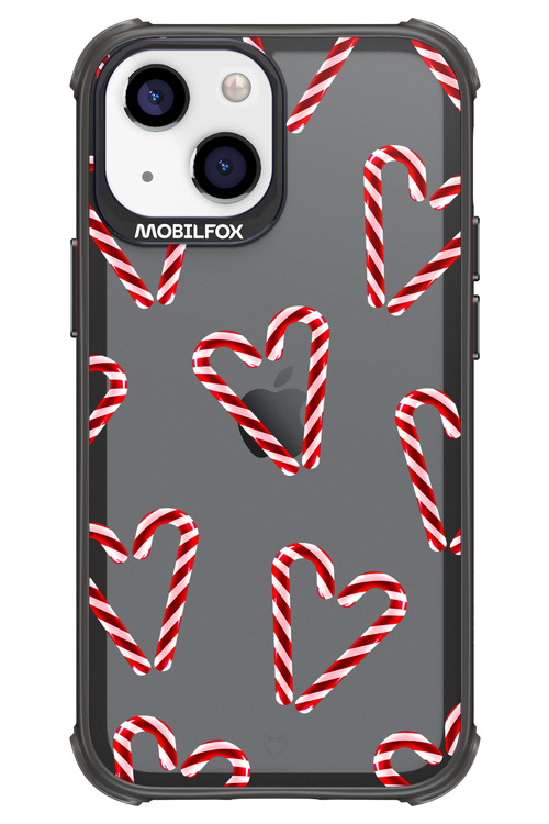 Candy Cane Hearts - Apple iPhone 13 Mini