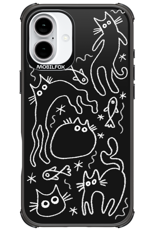 CHALK_CATS 2.0 - Apple iPhone 16 Plus