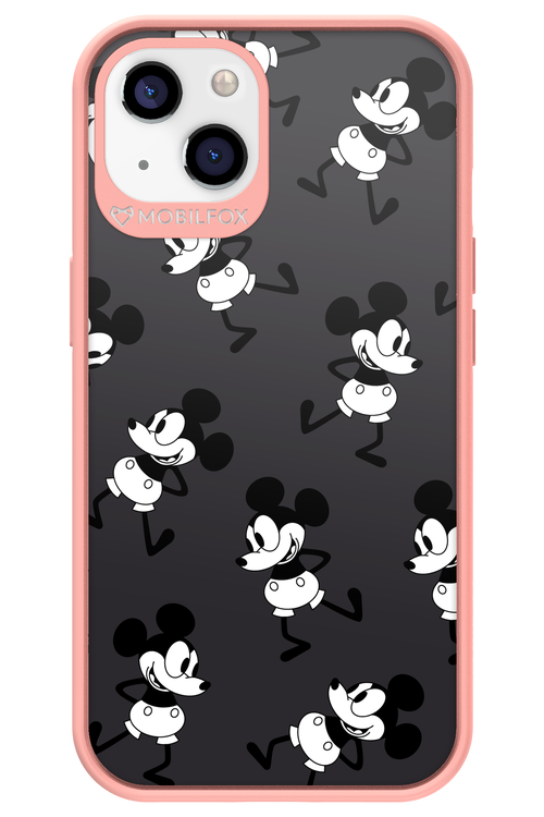 Iconic Mouse (antracite pattern) - Apple iPhone 13