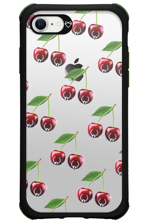 Spicy Cherries Transparent - Apple iPhone 7