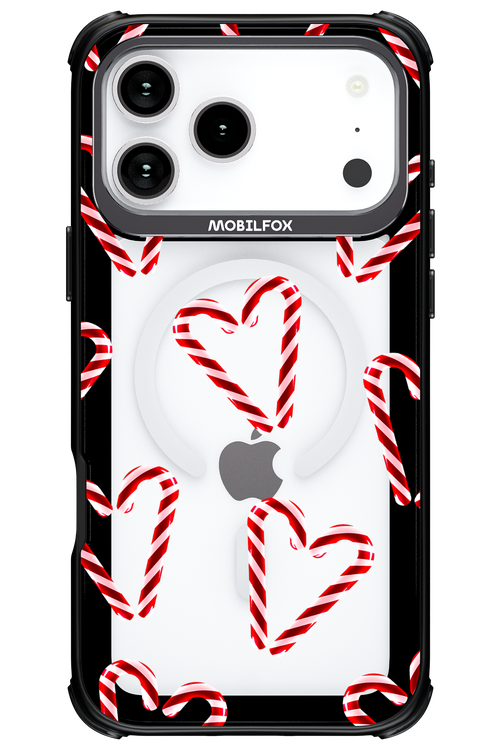 Candy Cane Hearts - Apple iPhone 17 Pro Max