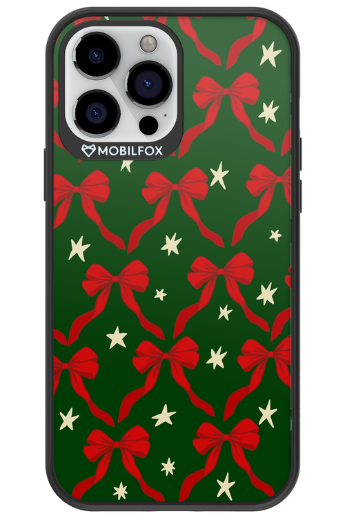 Bow & Stars (Green) - Apple iPhone 13 Pro Max