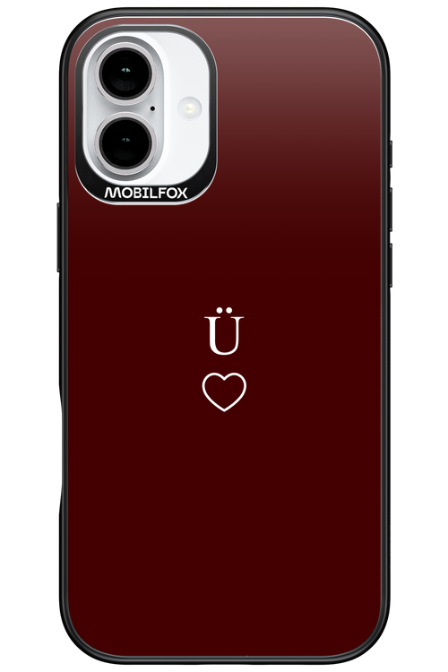 U Burgundia II 2.0 - Apple iPhone 16 Plus