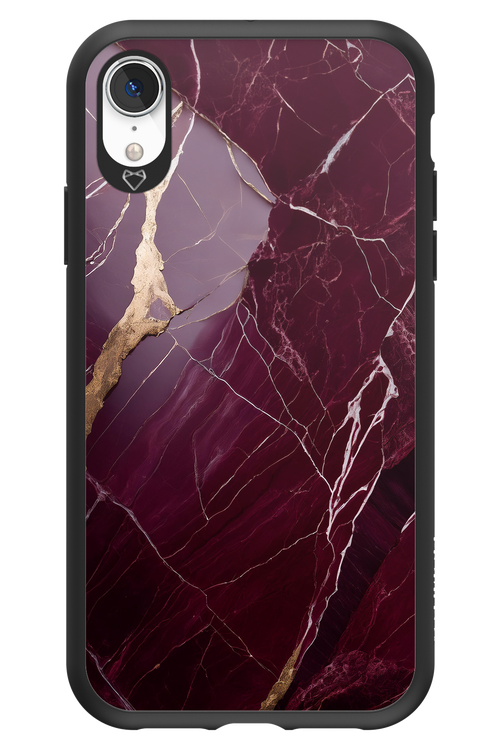 Burgundy Marble - Apple iPhone XR