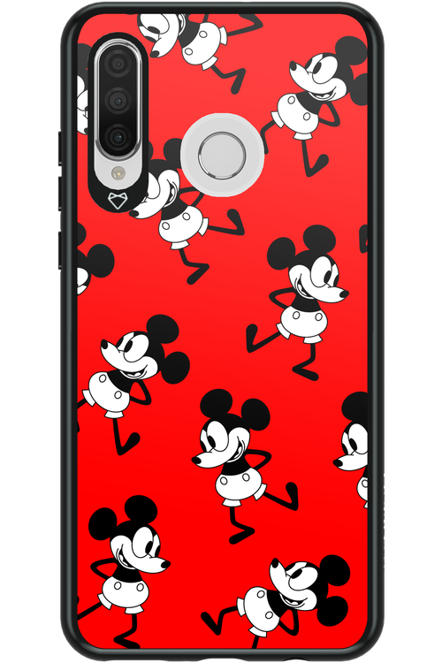 Iconic Mouse (red pattern) - Huawei P30 Lite