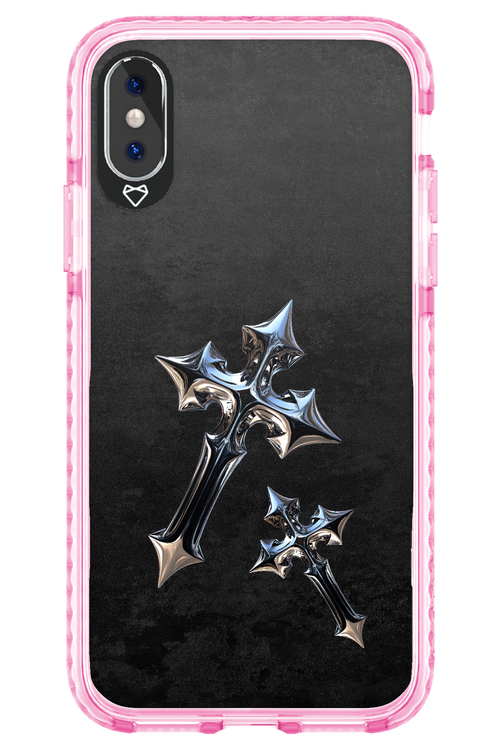 Chrome Crosses - Apple iPhone XS