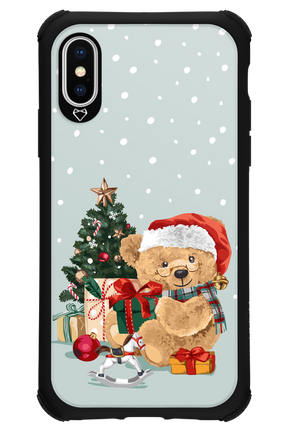 Merry Christmas Bear - Apple iPhone X