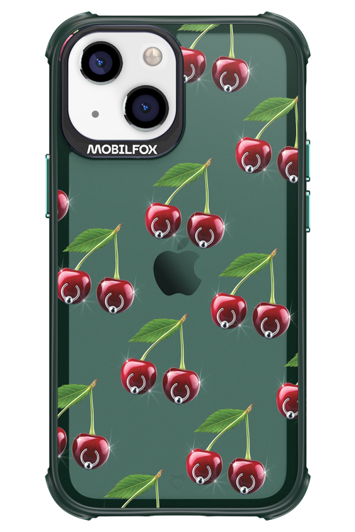 Spicy Cherries Transparent - Apple iPhone 13 Mini