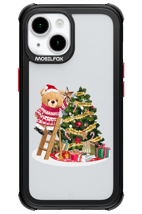 Christmas Bear (Transparent) - Apple iPhone 15