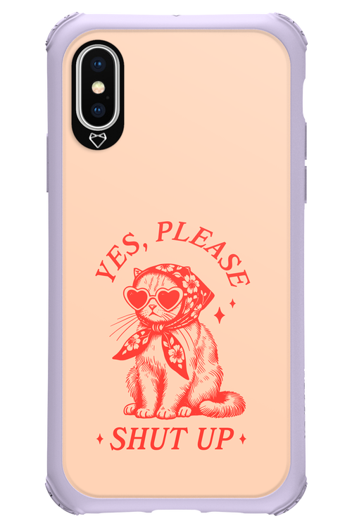 Shut upp - Apple iPhone X