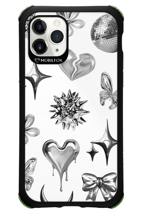 Silver Zone Transparent - Apple iPhone 11 Pro